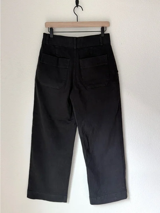 Everlane The Organic Wide-leg pant in black - 8 - EUC - Picture 3 of 7